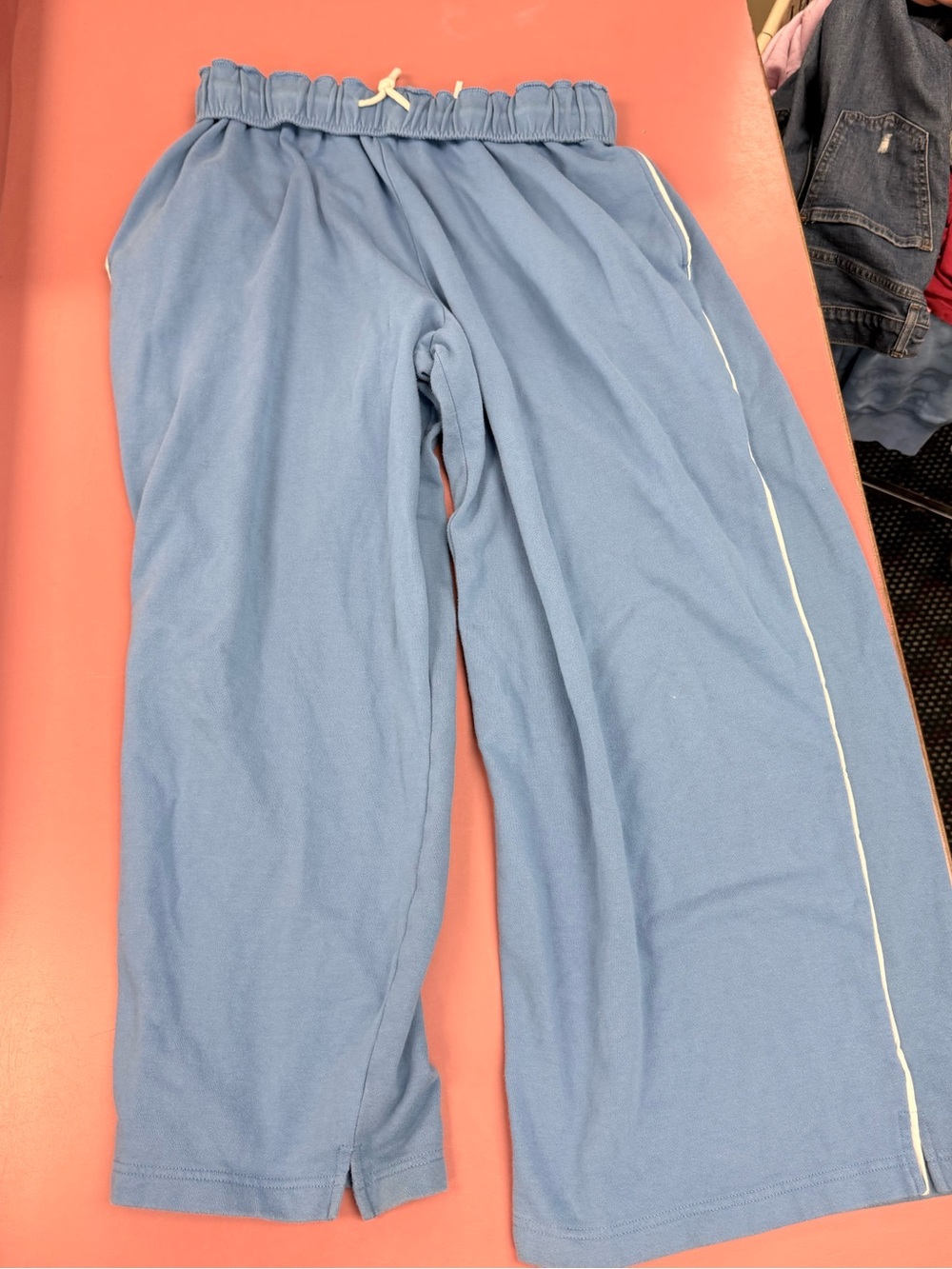 Out from under by urban outfitters Light Blue Lounge Pants with White Side Trim